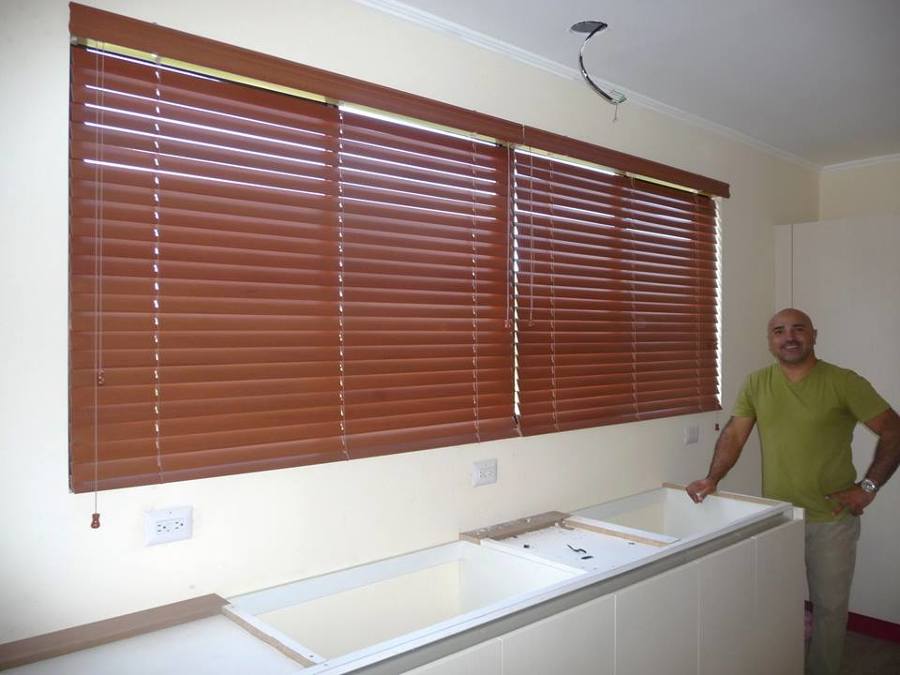 Persiana decorativa externa.