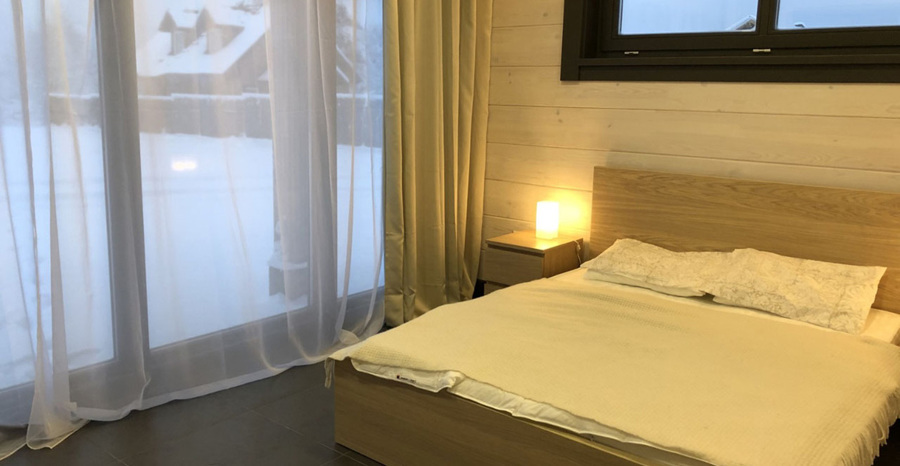 Chalet de madera - Dormitorio