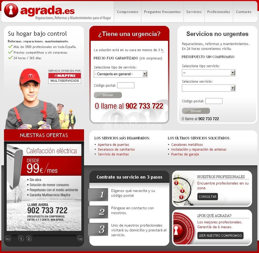 Fontaneros, Albañiles, Parquetistas