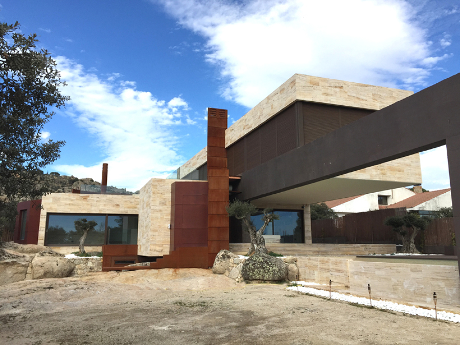 Construcción vivienda.