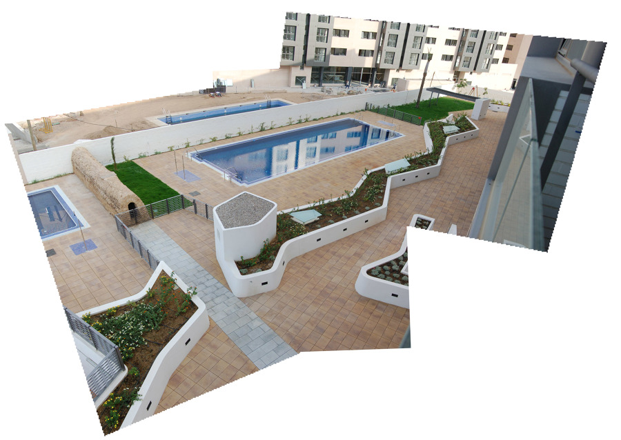 Paisajismo exterior y rehabilitación de acueducto Romano