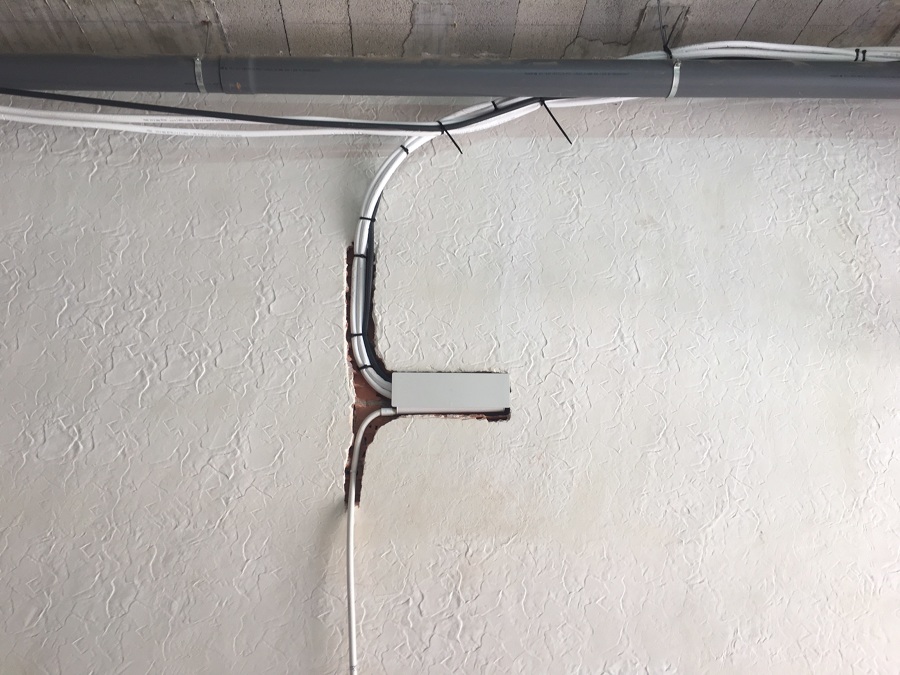 Preinstalación en obra para split
