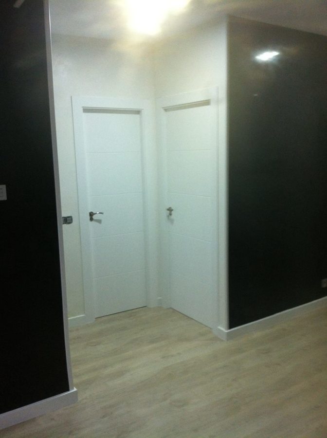 Puertas lacada en blanco 