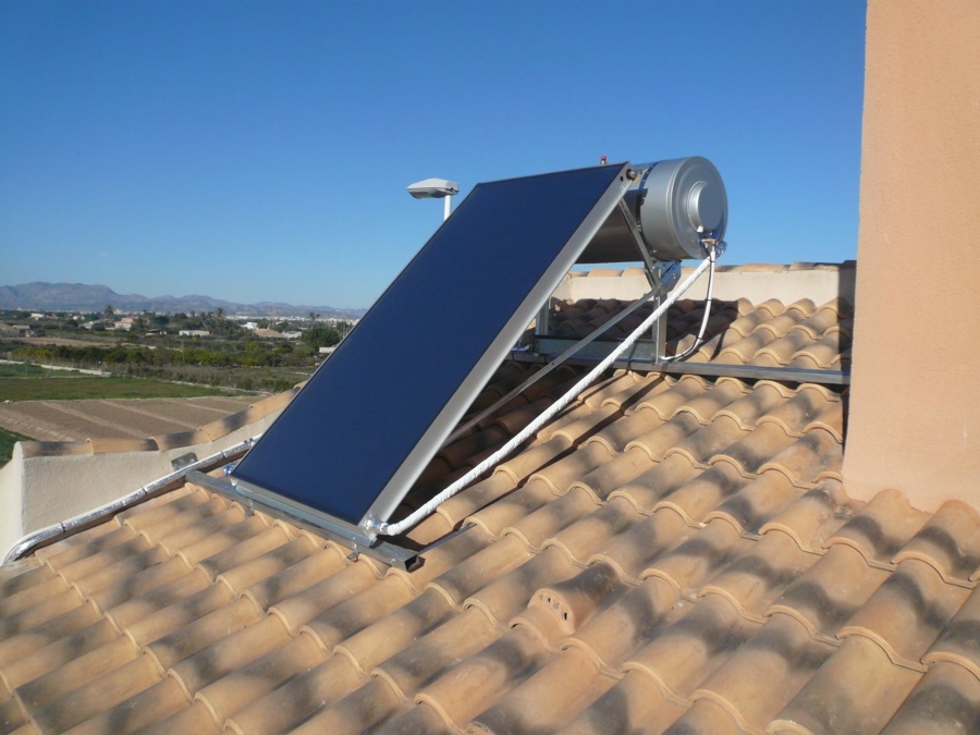 Instalación termoslar 150 litros