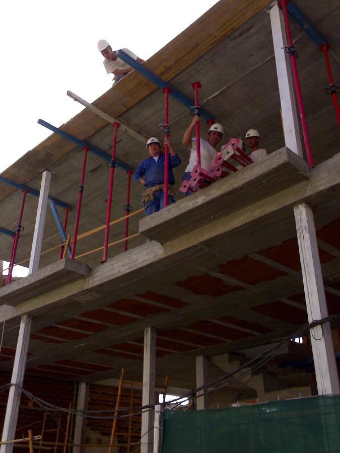 vista de trabajos de estructura