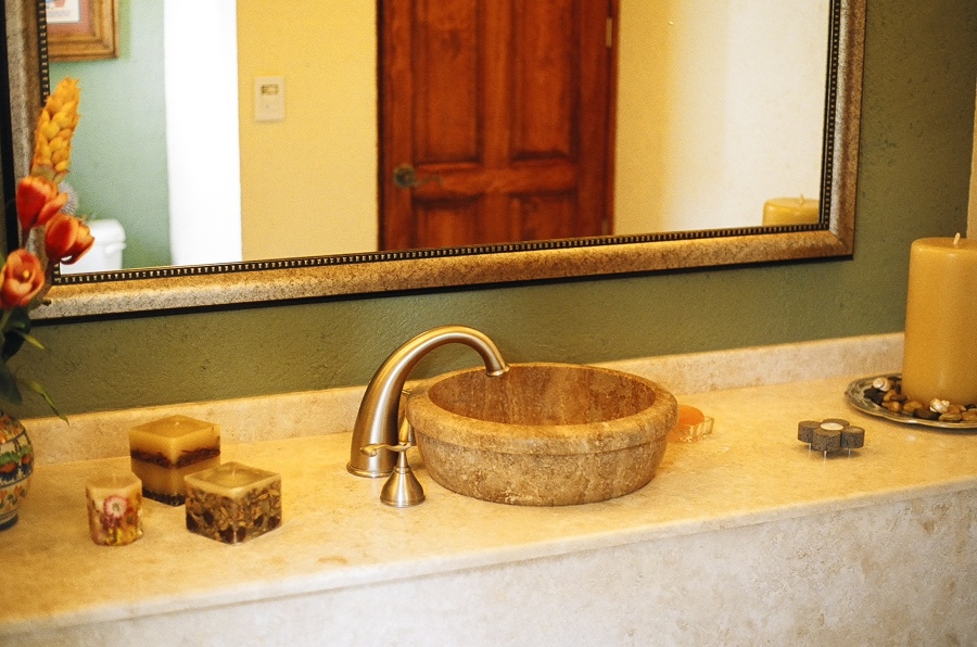 Mármol en el baño!!