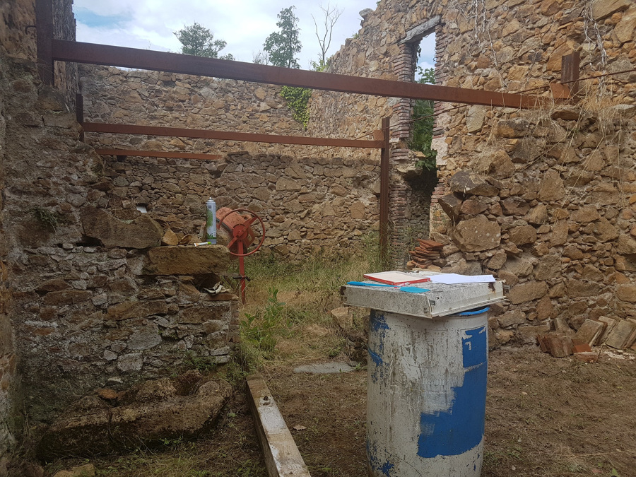 Masía en rehabilitación