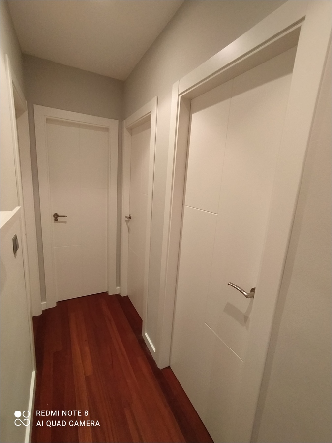 Puertas lacadas en blanco