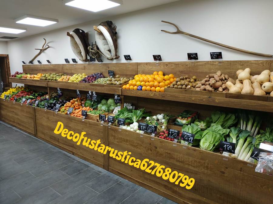 Muebles a medida para fruterías y tiendas p.granel.