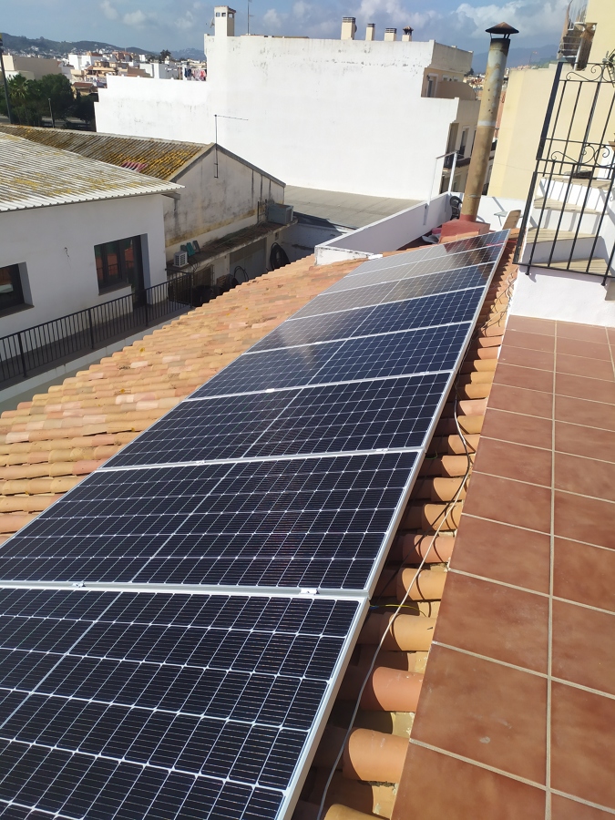 Instalación solar conectada a Red