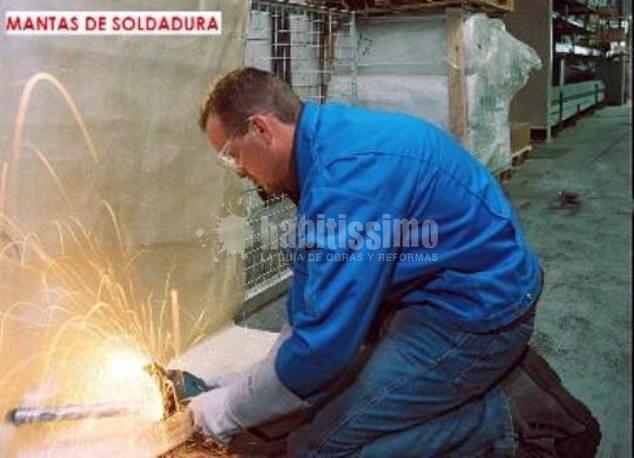 MANTAS DE SOLDADURA   Y CORTINAS