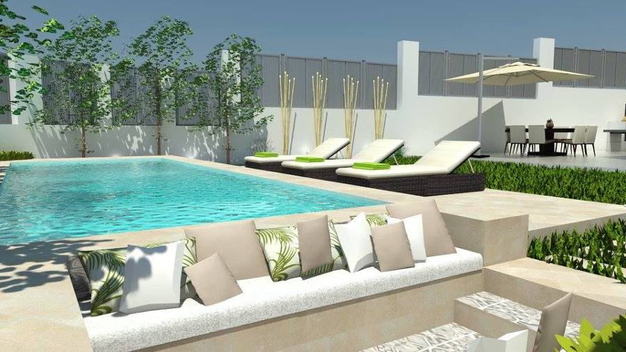 Diseño de jardin 3D