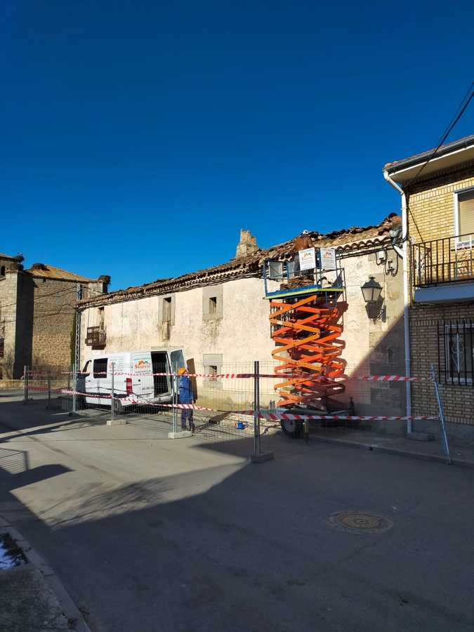 Colocación de tejado nuevo