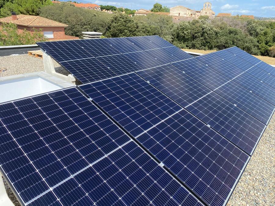 Instalación con soportación de hormigón a 20 grados