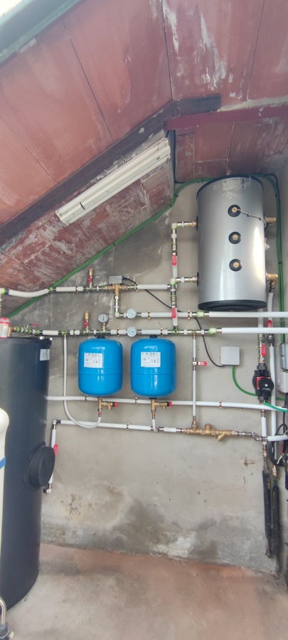 INSTALACION AEROTERMIA ALTA TEMPERATURA