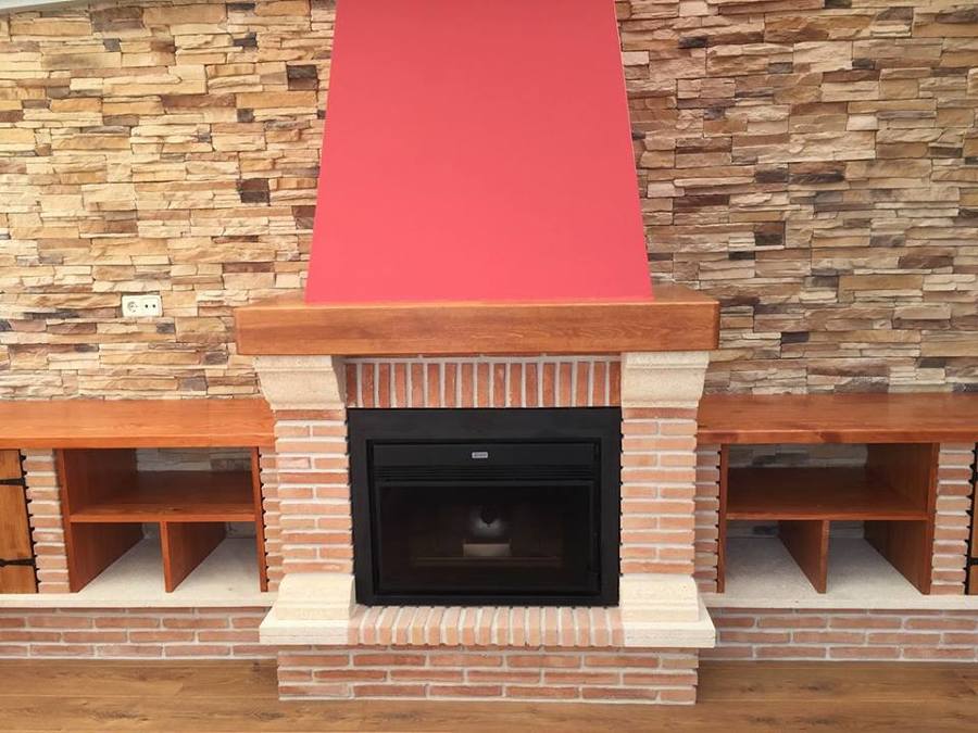 Casset con revestimiento de ladrillo