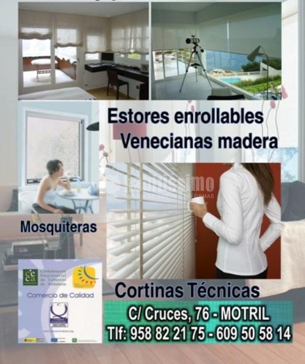 Cortinas, Toldos, Tiendas