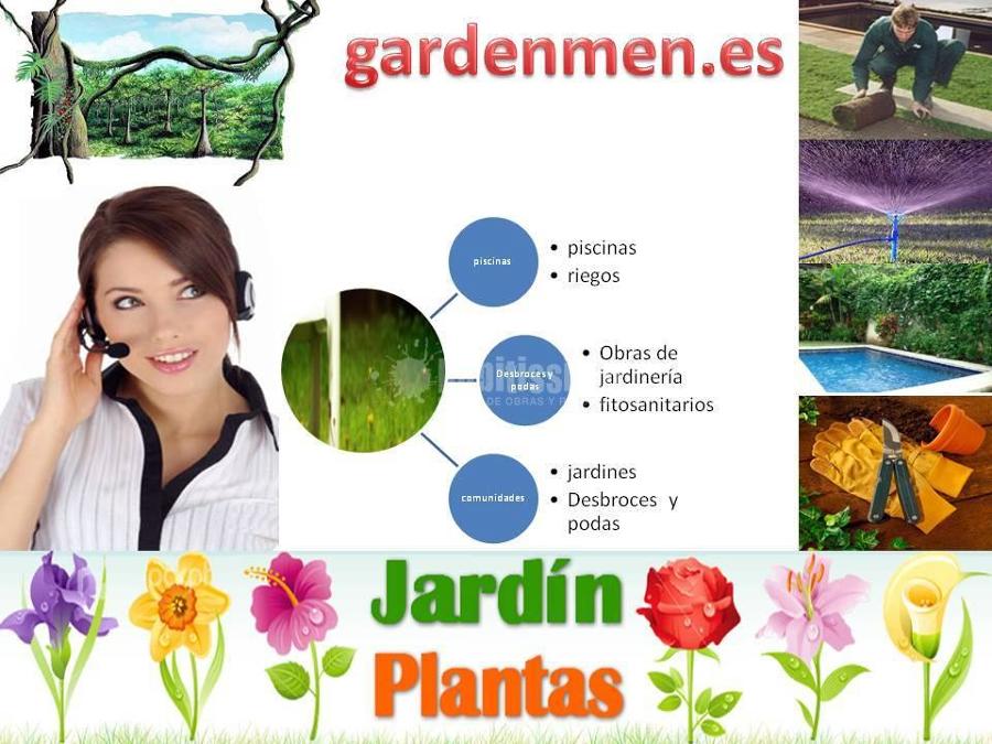 Jardineros, Podas, Riegos