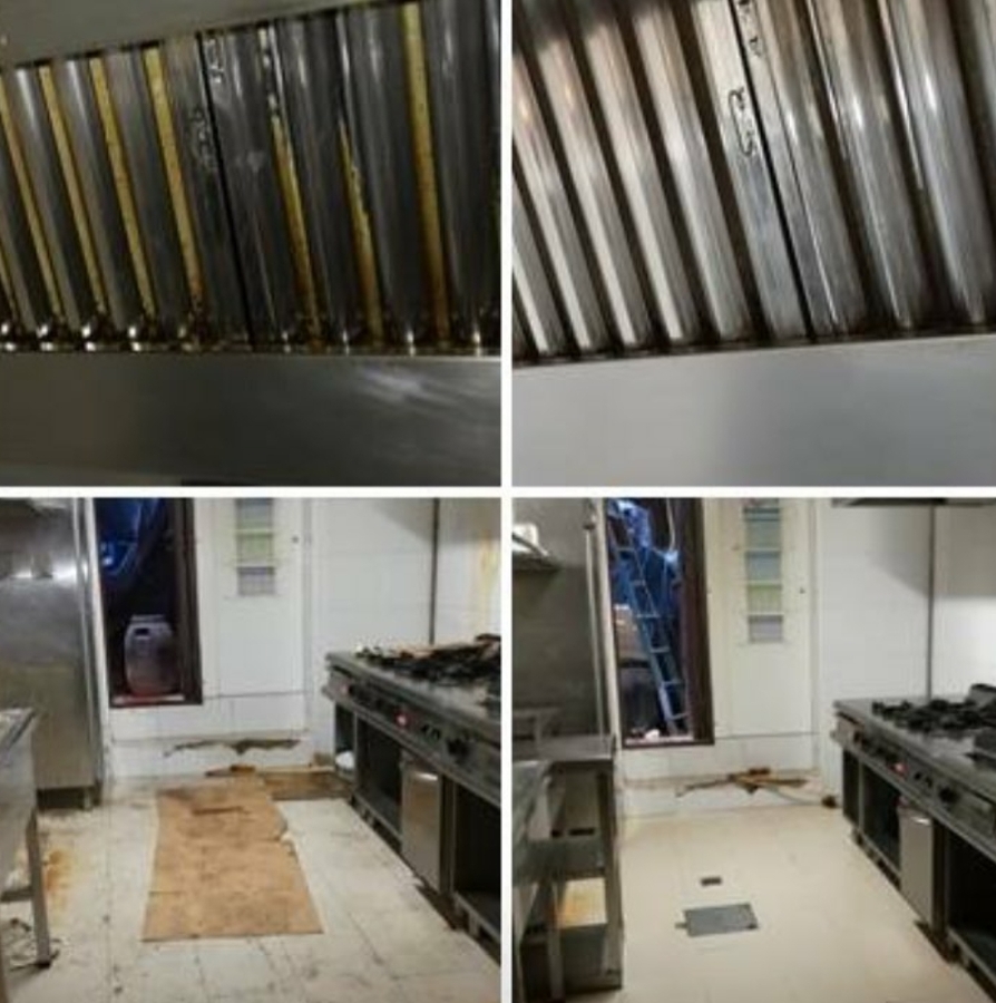 Limpieza y Desinfección de cocina industrial