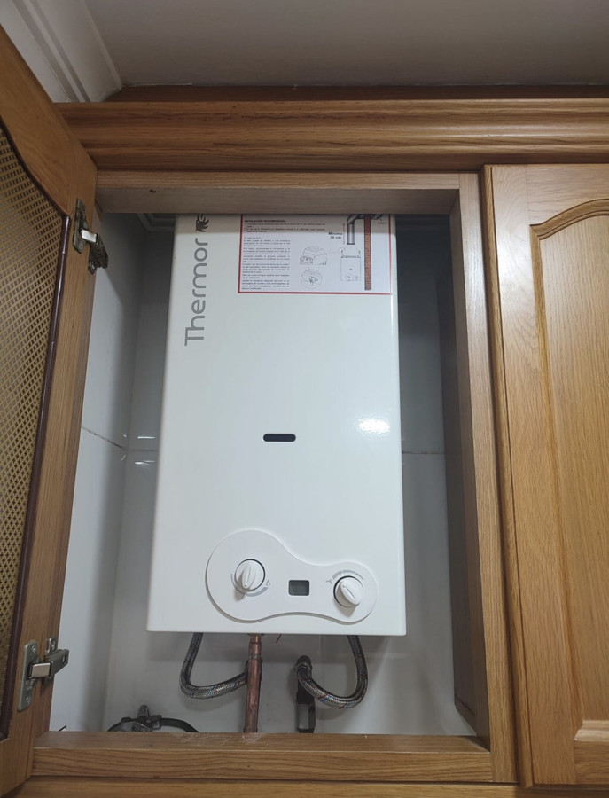 Instalación calentador