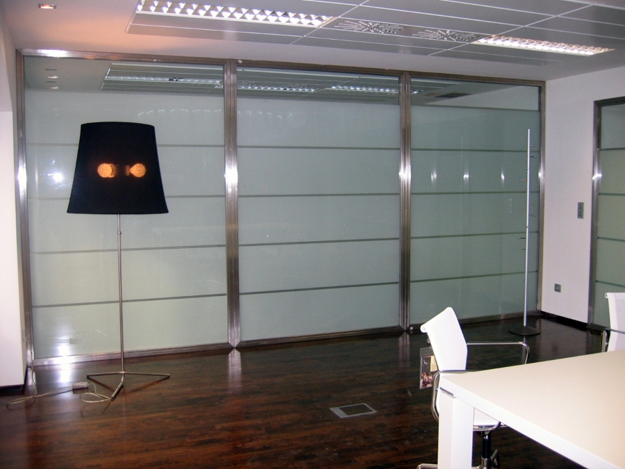 2- Mamparas acero inoxidable