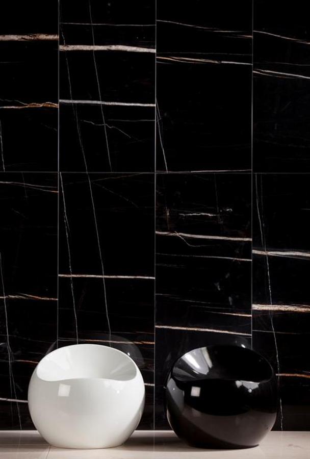 Mármol Blanco y Negro Marquina