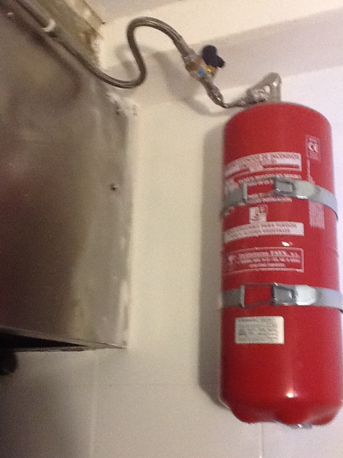 instalación contra incendio