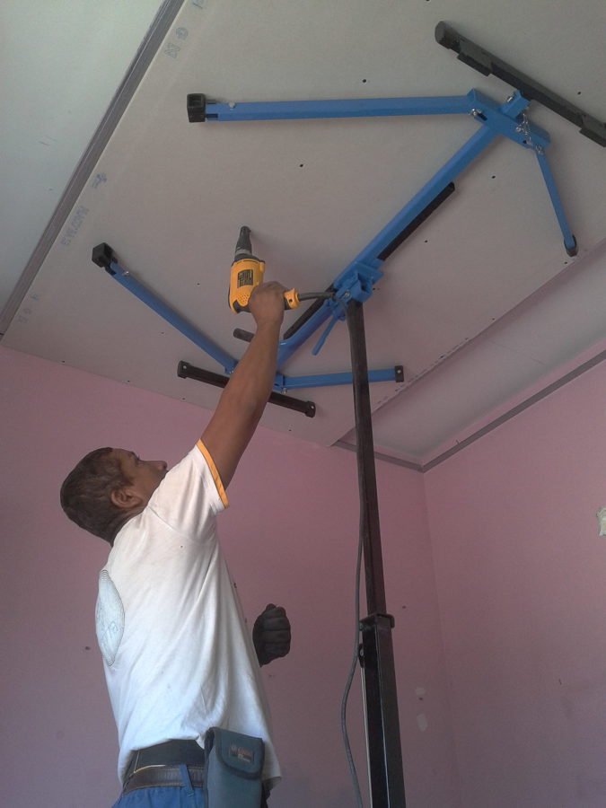 Cubierta con falso techo e insuflado, en Guadarrama