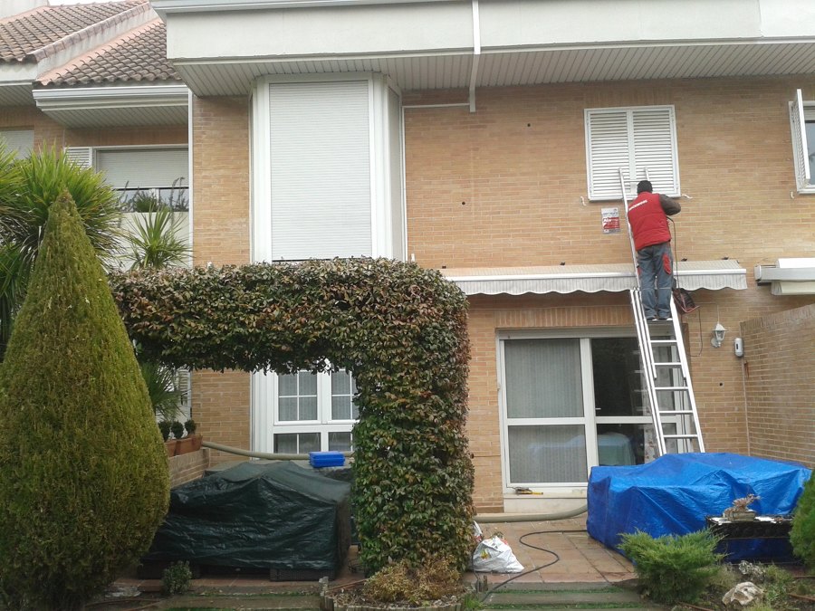Insuflado de fachada en La Moraleja