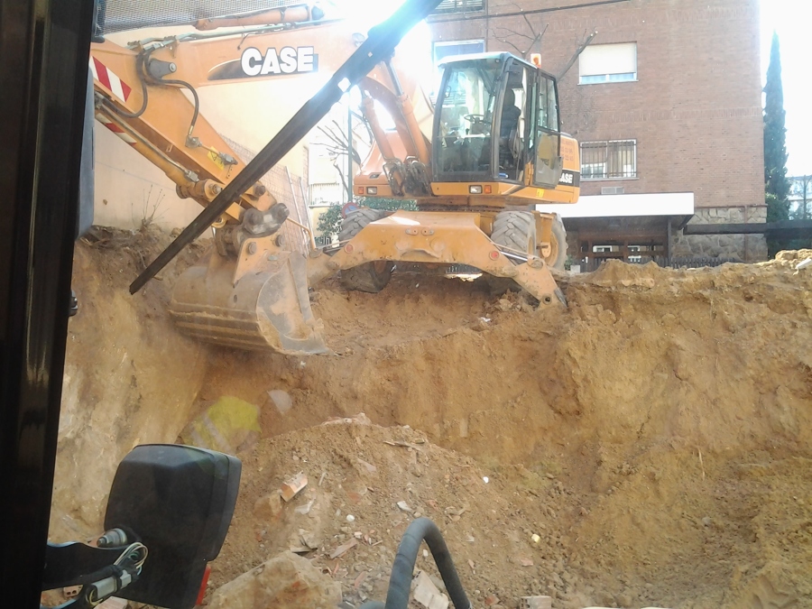 Excavación en Madrid centro (empresa Careyes)