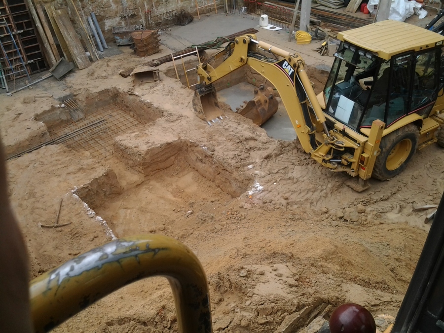 Excavación en Madrid centro (empresa Careyes)