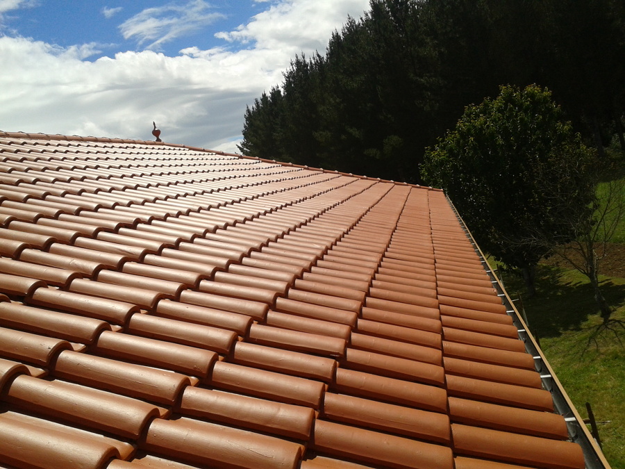 Impermeabilización da tella.