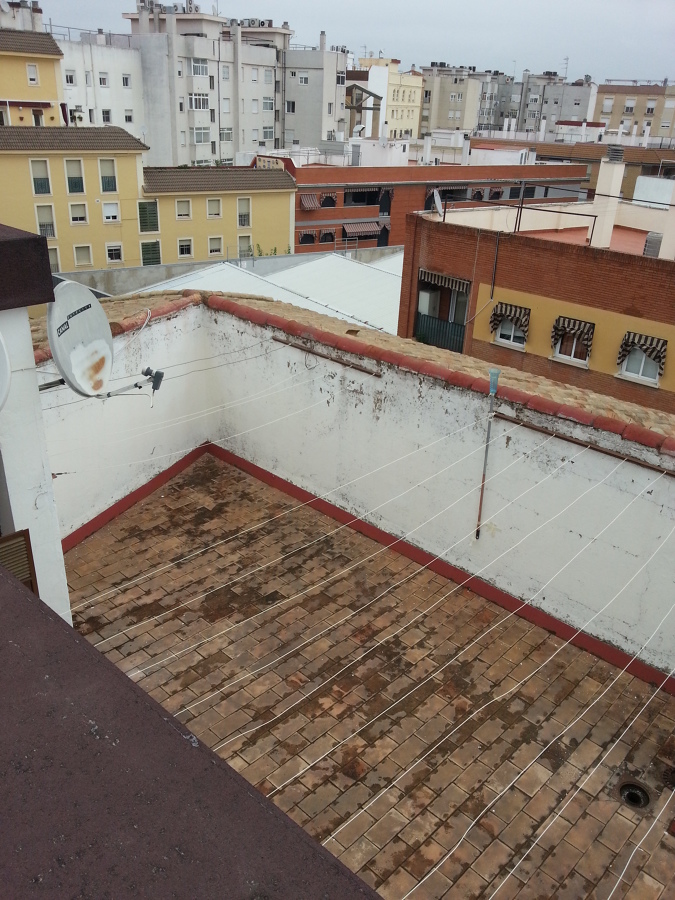 Cubierta Transitable con problemas de Humedad