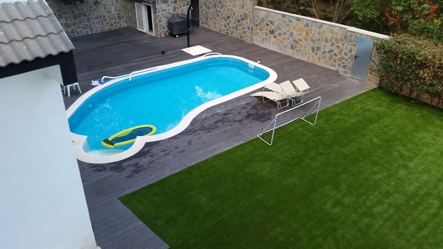 Instalación césped artificial en Sitges