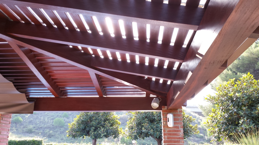 Pérgola de madera