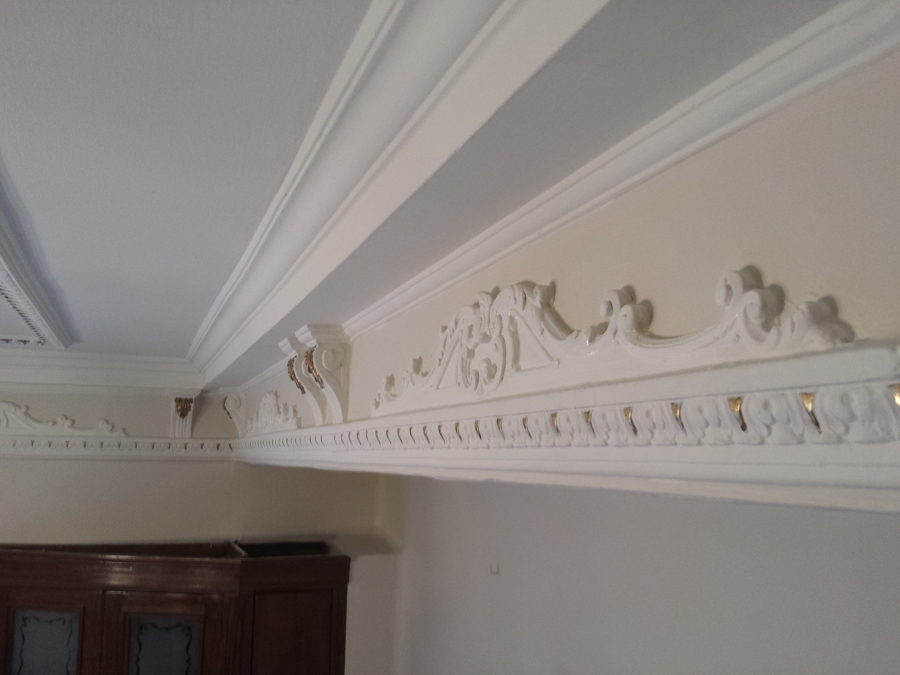 detalle de techo de escayola