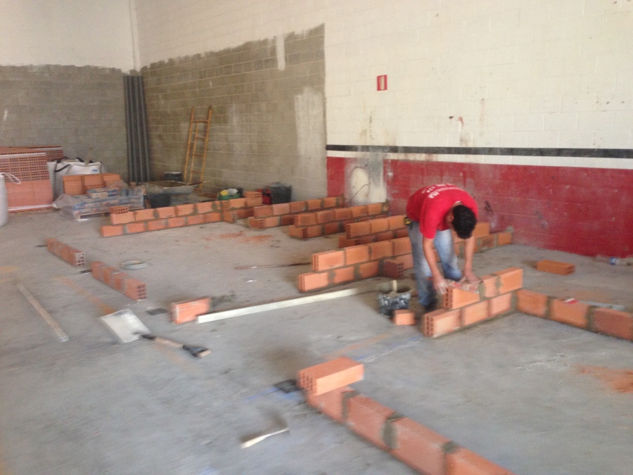 Construcción de vestuarios