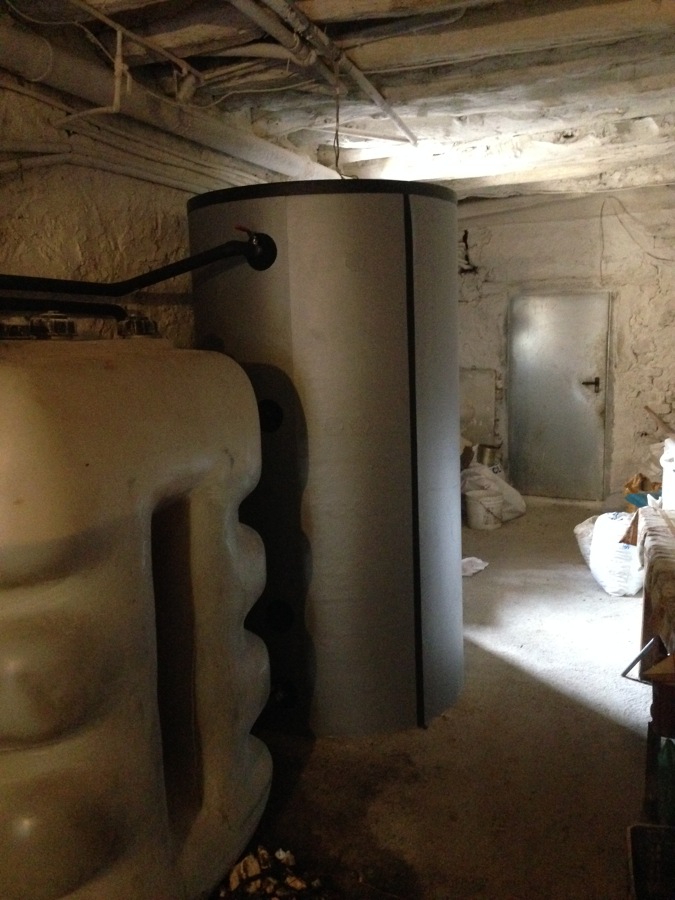 Montaje de caldera de leña en Huesca