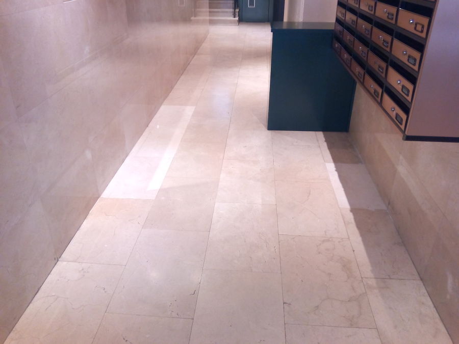 Reparación de fuga de agua en portal