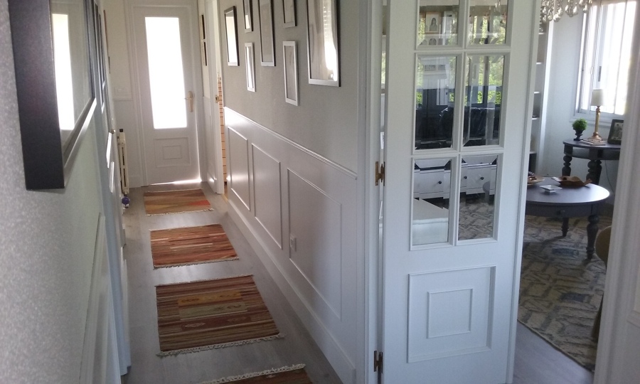 Pintado de puertas y zocalo alto