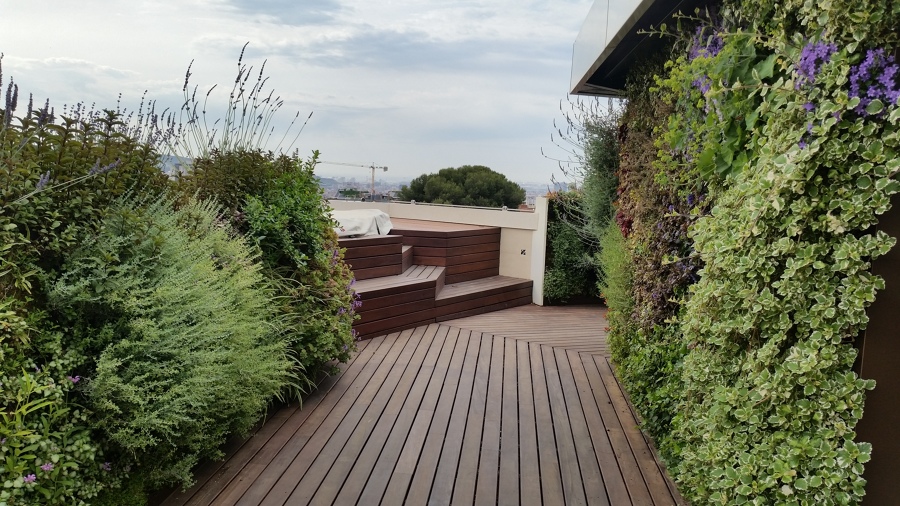 Terraza en madera de Ipe