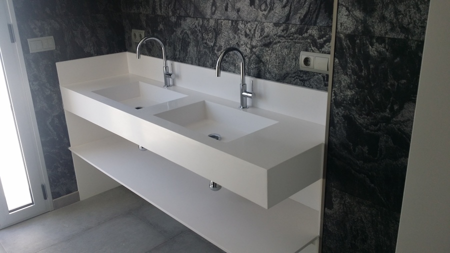 Encimera lavabo baño