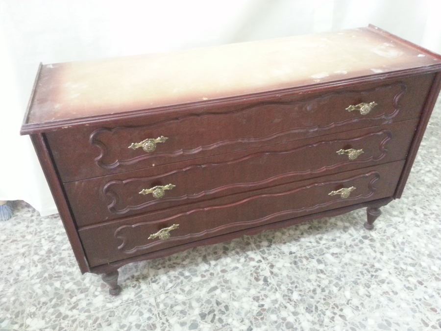 Restauración y lacado en plata vieja nogal