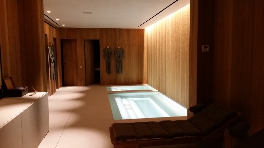 zona wellness, spa y pileta agua fria
