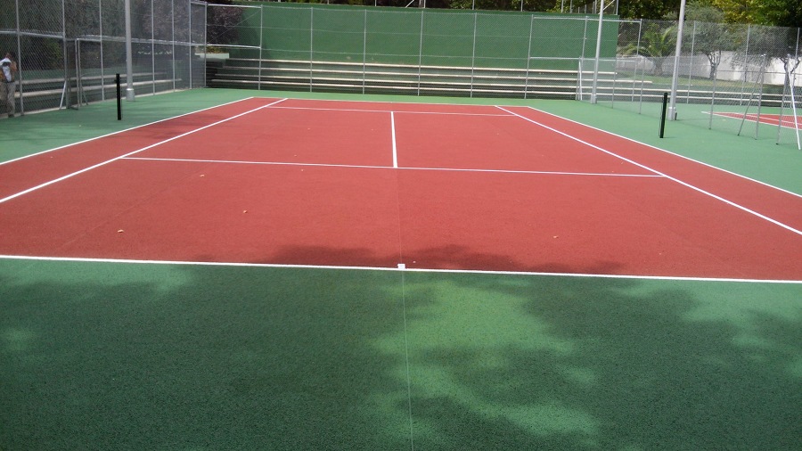 Pista de tenis realizada de Porosport.net