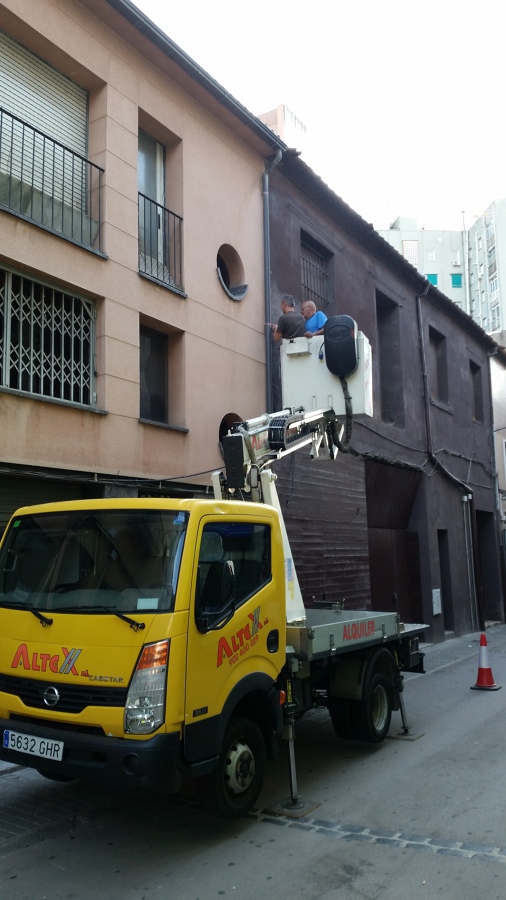 Reparación en fachada