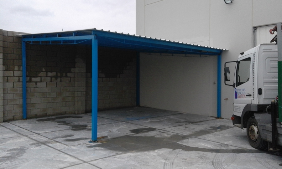 Cubierta de chapa trapezoidal