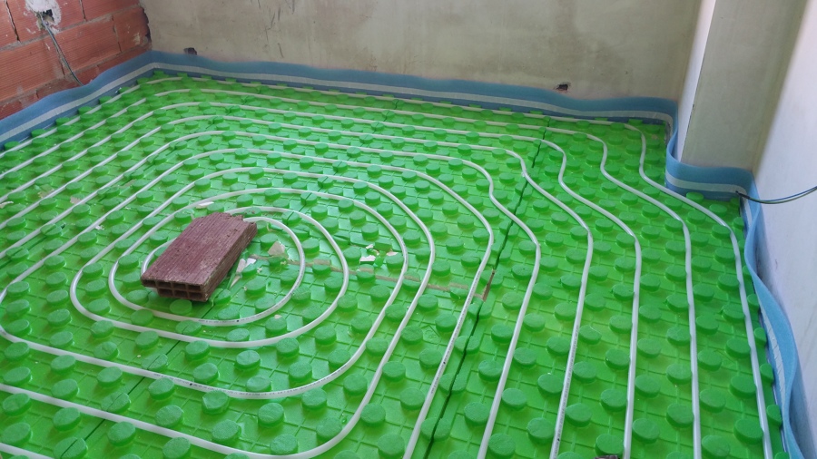 Instalacion de suelo radiante