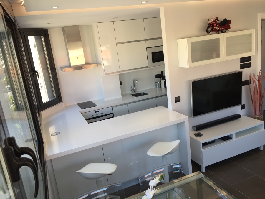 Cocina integrada salón