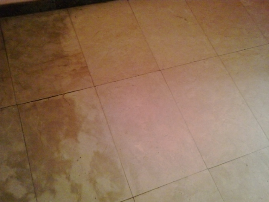 LIMPIEZA MANCHAS DE HUMEDAD EN MARMOL